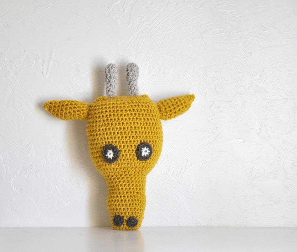 Giraffe Baby Nursery Decor Plushie Stuffed Animal Pillow - Jeffrey