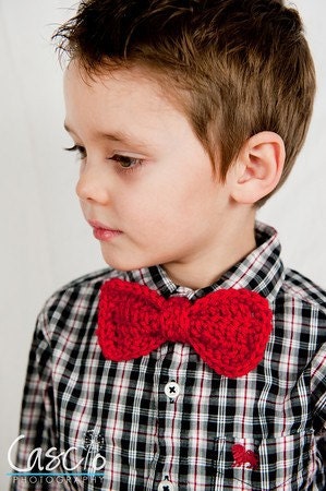 Instant Download Crochet Pattern - Boy Bow-Tie in Multiple Sizes