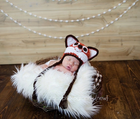 Sly Fox Hat - Instant Download Crochet Pattern