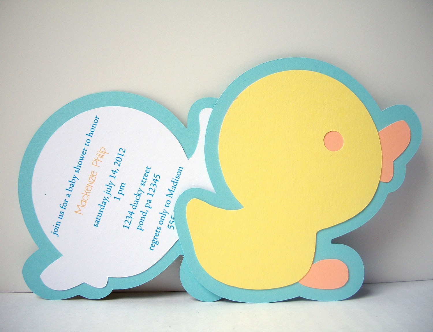 Rubber Ducky Invitation