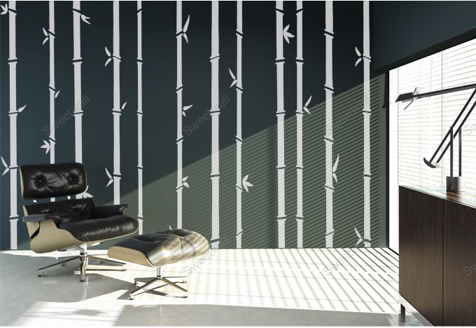 Wall Decal Wall Sticker Mural Kids Sticker Home Wall Decor Vinyl Sticker Graphic BAMBOO 072