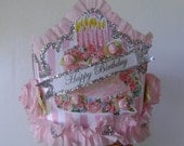 Birthday Crown - Hat - HAPPY BIRTHDAY or anything you want- adult or child Il_170x135