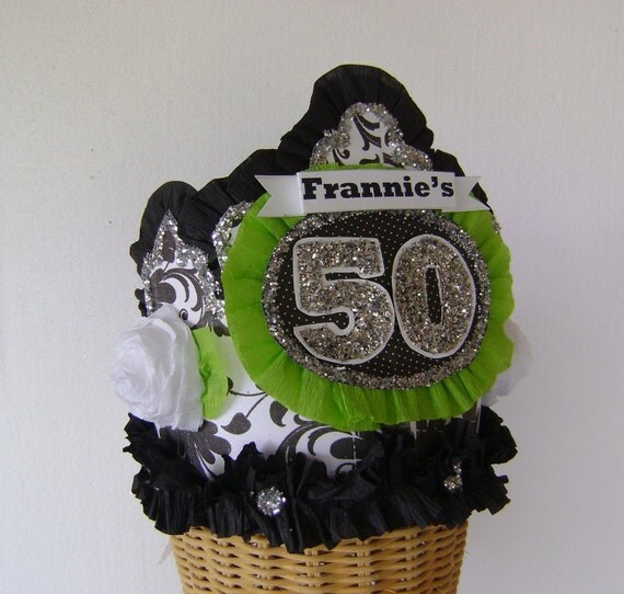 50th Birthday Crown / Hat or any number- customize with name Il_570xn
