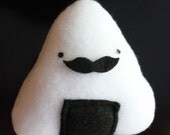 Mustache Onigiri Plush