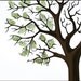 Personalized Wedding Tree Poster Signature and Fingerprint Print DIY Printable FILE  with Couple Silhouette  Small-Medium-Large