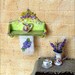 1/12TH scale -  Kitchen Shelf   Shabby Chic  Dollhouse Miniature Vintage French Style Home Decor
