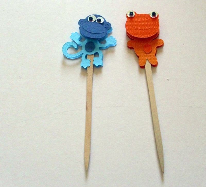 Cute Lil Baby Animal Cupcake Picks