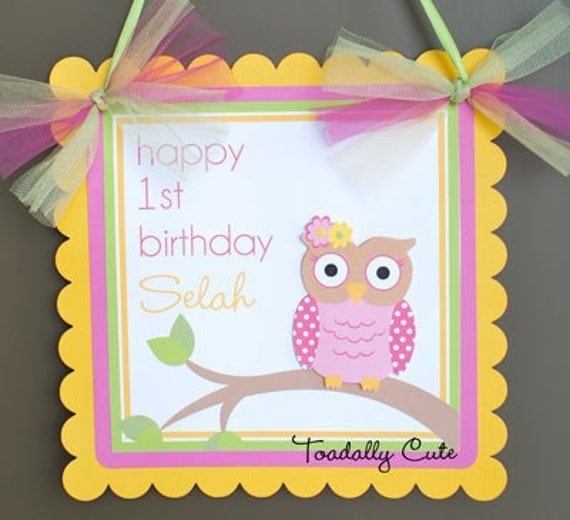 Little Whootie, Door Sign, personalized Il_570xn