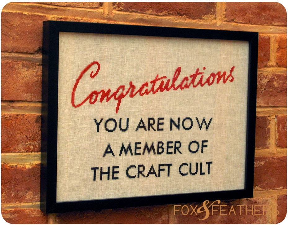 Congratulations Cross Stitch Pattern