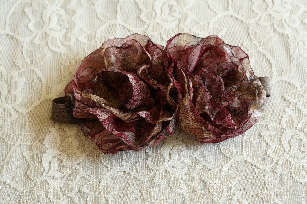 Miss Margaret - Double Flower Headband