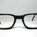 Vintage 50s Mens EyeGlasses. Black Horn Rim Mad Men Frames Glasses.