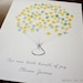 MEDIUM Guest book fingerprint BALLOON with baby bundle for 80-150 guests (drawing with 3 ink pads)