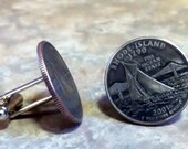 Rhode Island State Quarter Cufflinks
