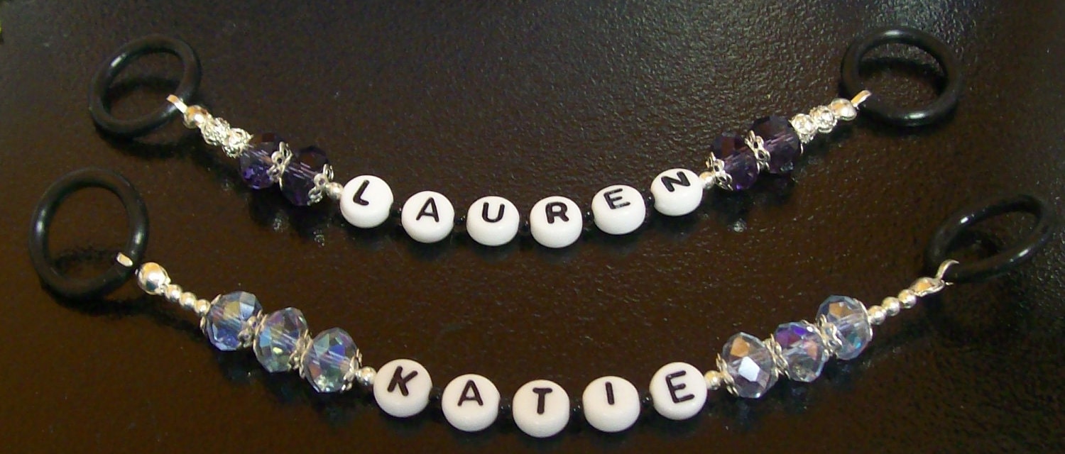 Jewelry for your medical gear ... Stethoscope jewelry .. Your Name and your Colors