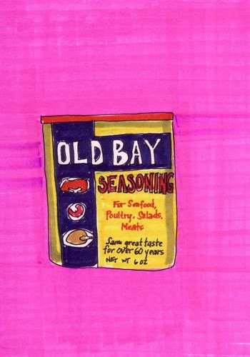 Old Bay -5x7 inch Print from Original Illustration