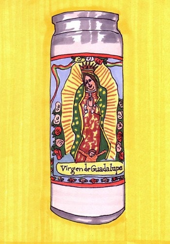 Candle-5x7 inch Print from Original Illustration