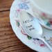 I Do, Love You - Handstamped Vintage Spoon with hearts by jessicaNdesigns