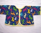 Newborn flannel jacket for carseat or stroller cats