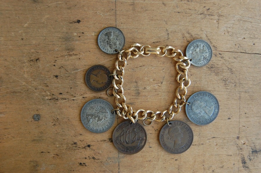 antique bracelet / 1950s jewelry / HADRIANS WALL