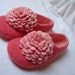 2 in 1 PDF Tutorial in English Felted Slippers, and Felted flower decoration using wet felting technique