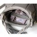 SALE Gray Leather handbag - OPELLE Lotus Bag - Soft Pebbled Leather with Zipper Pockets in Dove