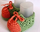 INSTANT DOWNLOAD - Knitting Pattern (PDF file) Baby Booties Little Feet ( made for sizes 0-6/6-12 months)
