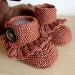INSTANT DOWNLOAD - Knitting Pattern (pdf file) First Step Baby Booties (sizes 0-6/6-12 months)