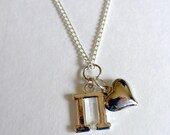 Alpha Delta Pi Love Necklace, Math, Science Nerd Charm Necklace