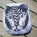 Plush Cat Pillow. Hand Woodblock Printed. 16 inches. Pick your colors. Made to Order.