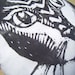 Plush Cat Pillow. Hand Woodblock Printed. 16 inches. Pick your colors. Made to Order.