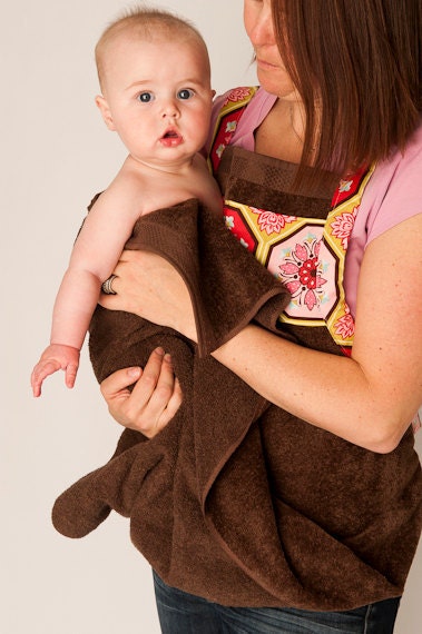Baby Bath Apron Towel and Mitt PDF Sewing Pattern - INSTANT DOWNLOAD -By BlissfulPatterns