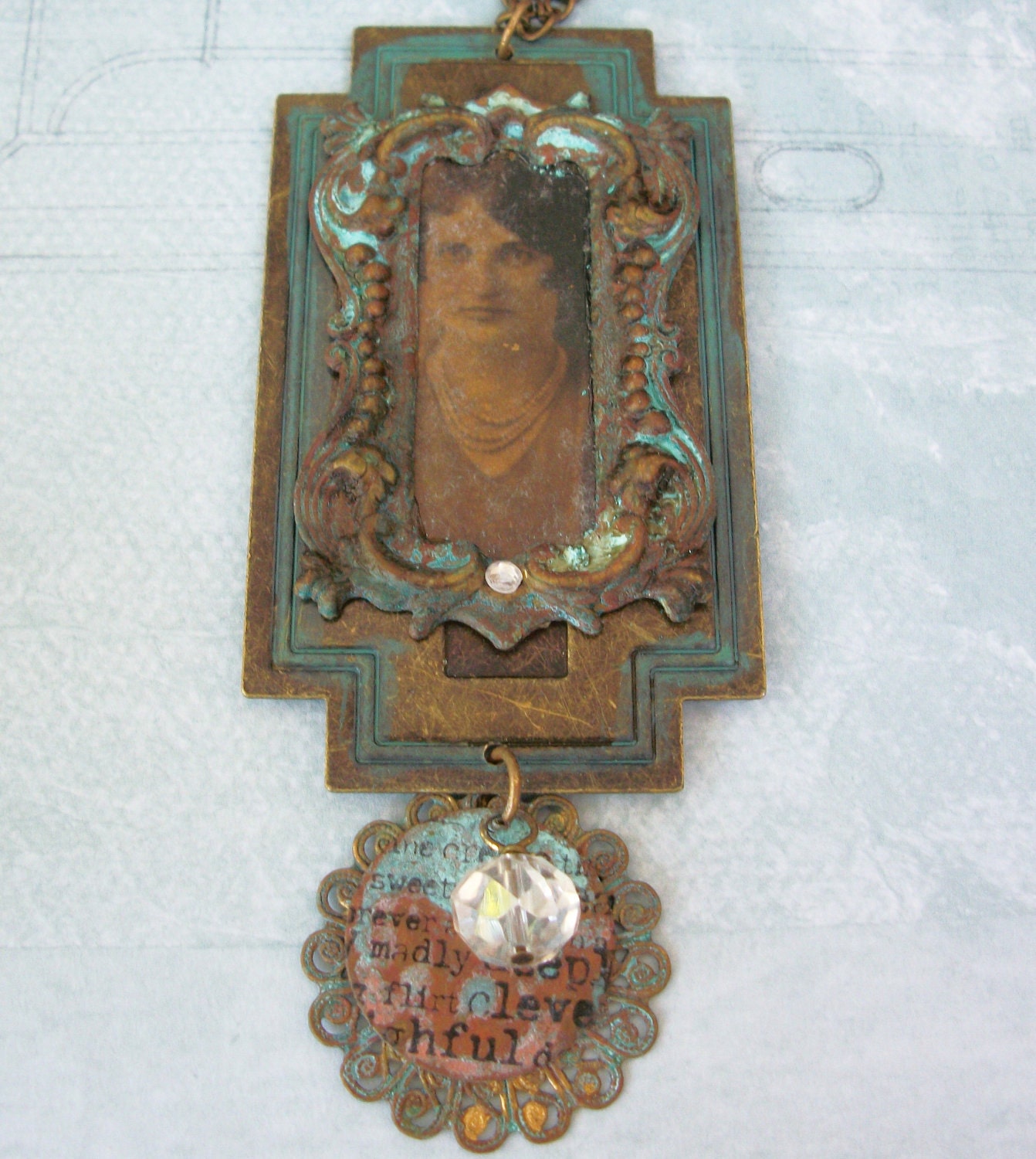 Assemblage Necklace-Leona