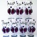 Custom Bridal Wedding Shower Bachelorette Personalized Bridesmaid Groom Groomsman Marriage Wine Glass