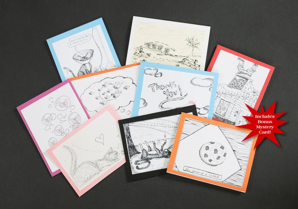 Basic Greeting Card Set of 10