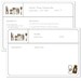 Printable recipe cards - modern designs - Typeable