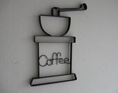 Coffee Grinder Metal Wall Decor