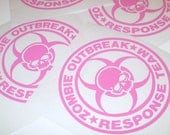 ZOMBIE OUTBREAK RESPONSE Team Skull Logo Vinyl Car Decal Sticker