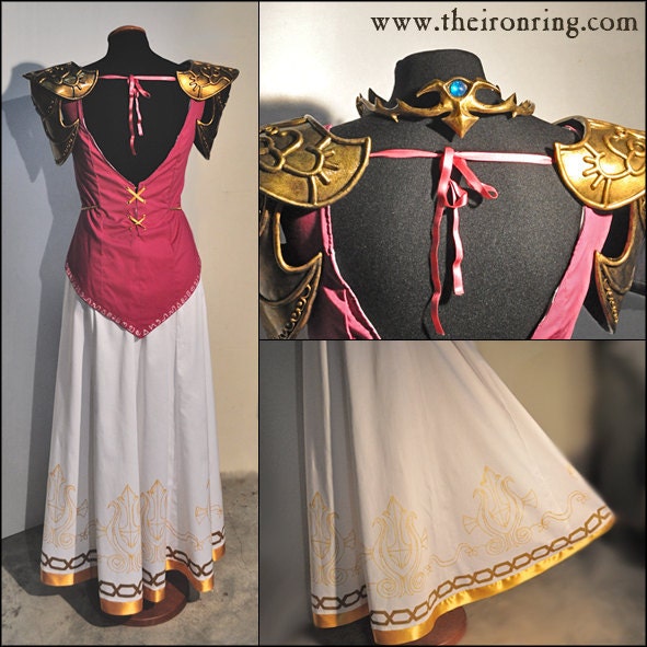 Princess Zelda complete outfit for cosplay, custom made