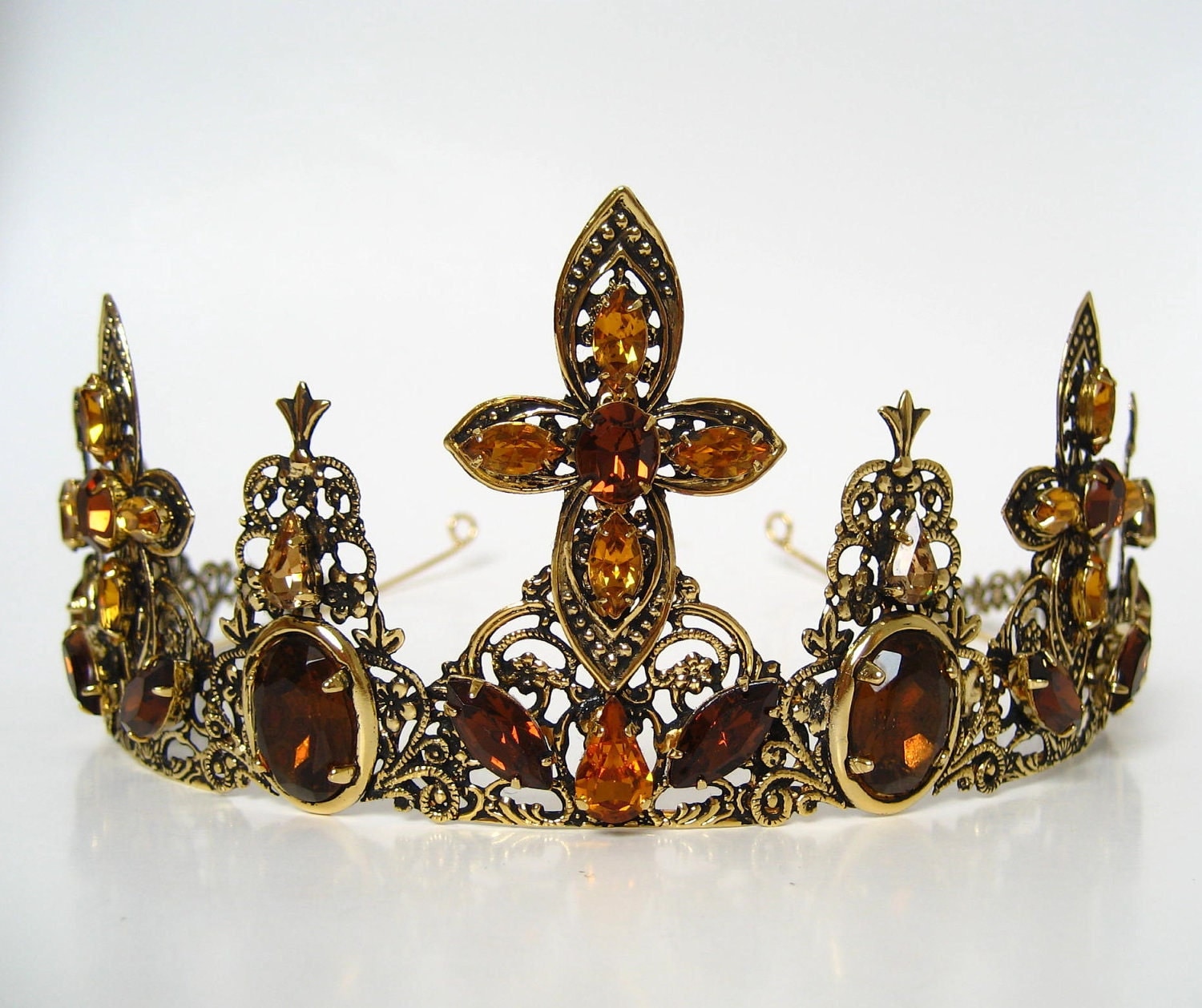 Handmade Medieval Queens Crown, Tiara , Tudors , Wedding , Theatre. G…