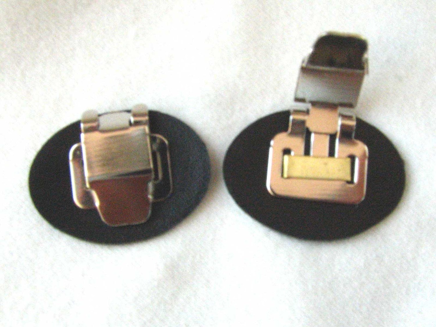 Free shipping 6 pairs (12pcs) of synthetic leather back shoe clips
