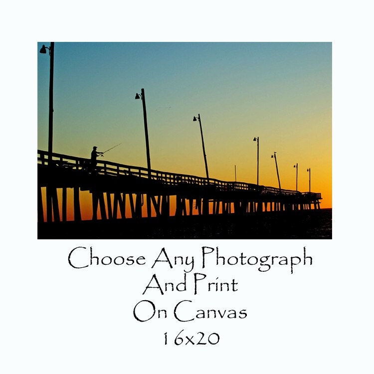 Photography CANVAS Choose Any Photo 16x20 Free Shipping In U.S. with any other purchase