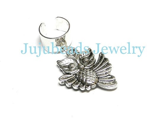 No Piercing Silver Cute Owl Ear Cuff Earring