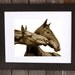 Kiss Kiss sepia horse photograph, Cottage Decor, size 12x8, Fine Art Horse Photography