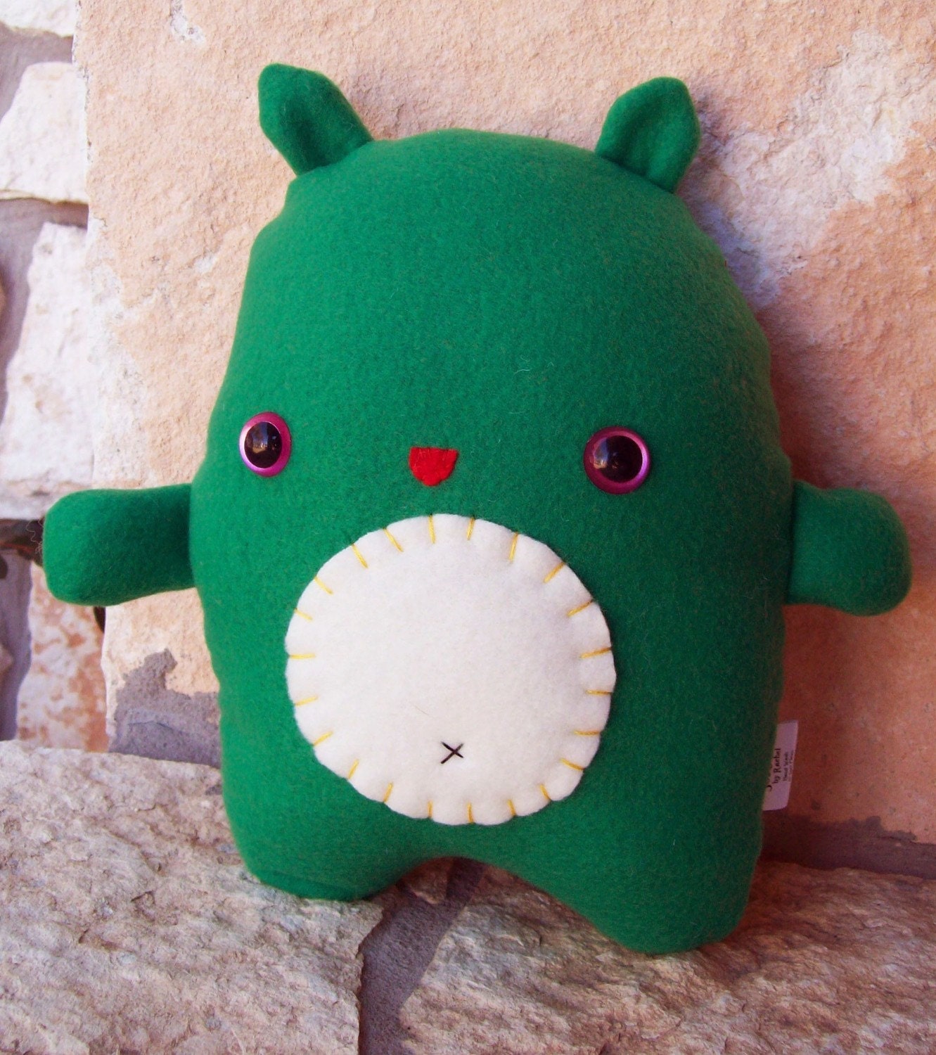 Green Fleece Alien Monster Plush Hamish