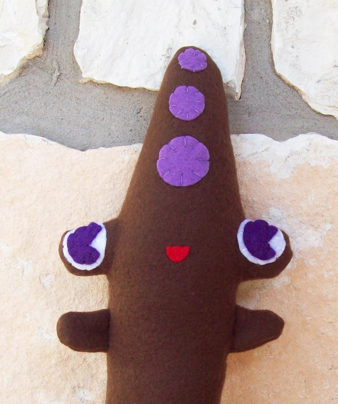 Fleece alien monster plush Sylvia