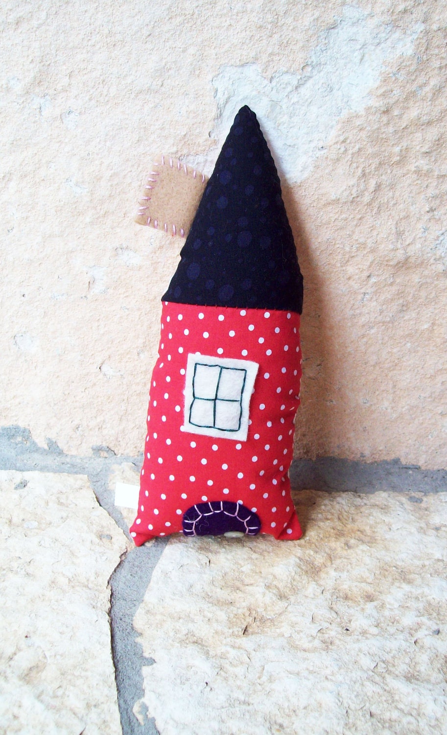 Cute plush house pillow small