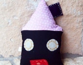Cute plush house pillow small