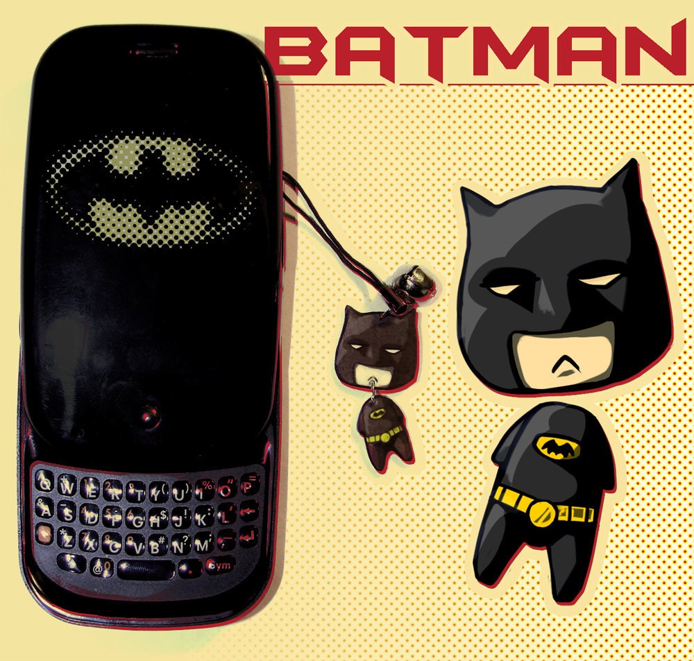 Batman phone charm