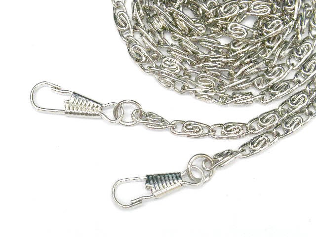 120 cm SILVER Chain for Bag  Purse  Clutch Supply
