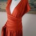 Indian Summer Short Tea length Convertible Wrap Dress